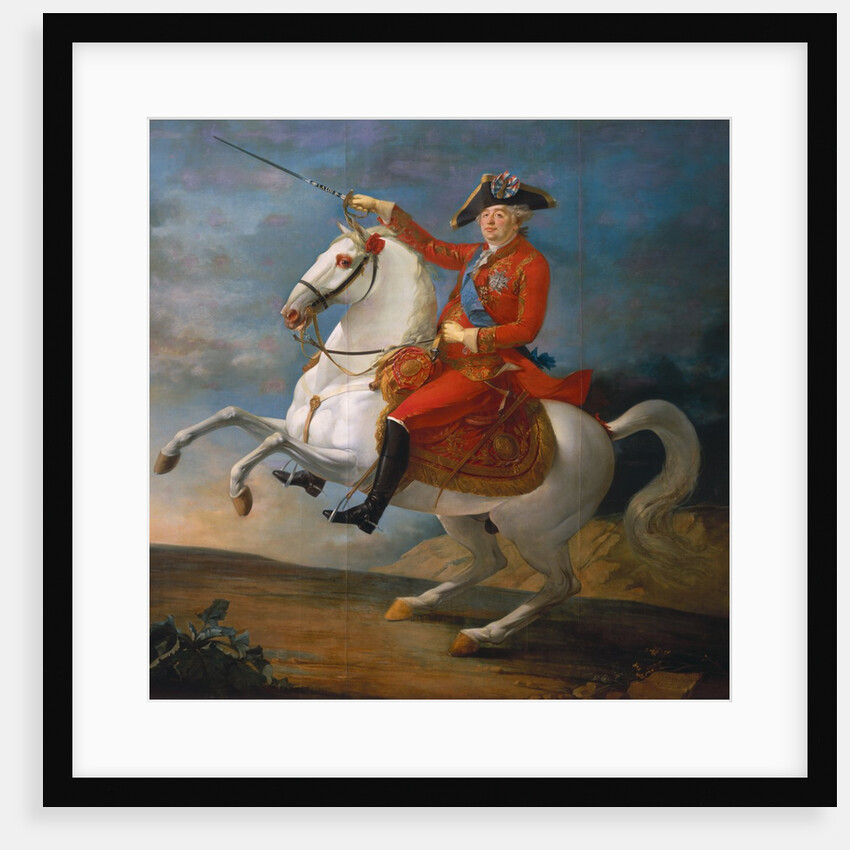 Equestrian Portrait of Louis XVI 1791 by Jean-Baptiste Francois Carteaux
