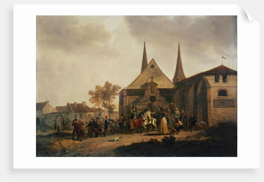 Pillage of a Church during the Revolution by Jacques Francois Joseph Swebach