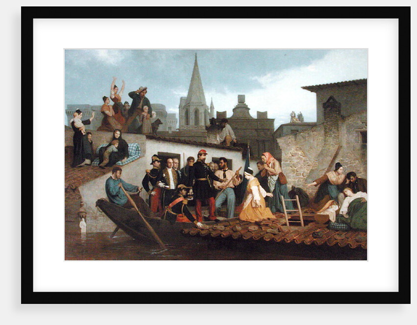 Napoleon III Visiting Flood Victims of Tarascon in June 1856, 1856 by William-Adolphe Bouguereau