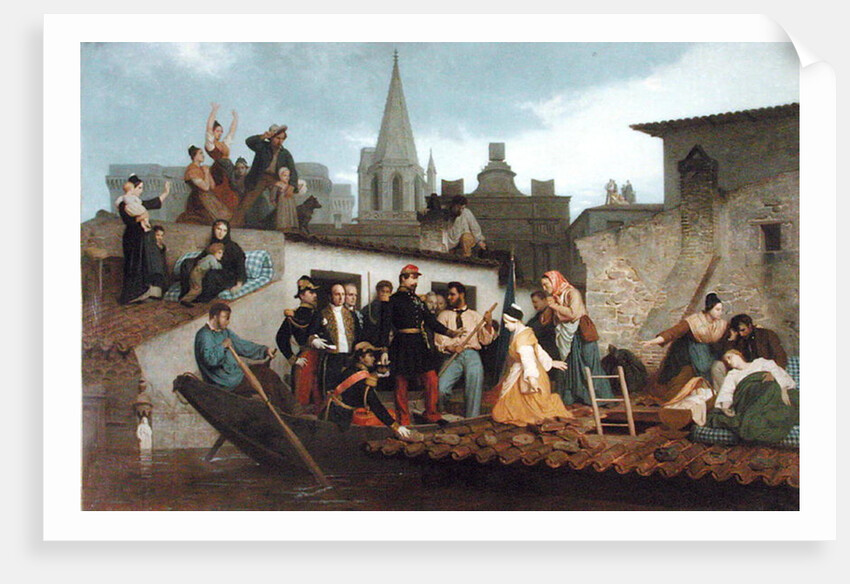 Napoleon III Visiting Flood Victims of Tarascon in June 1856, 1856 by William-Adolphe Bouguereau