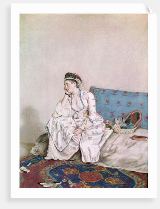 Portrait of Mary Gunning, Countess of Coventry, 1749 by Jean-Etienne Liotard