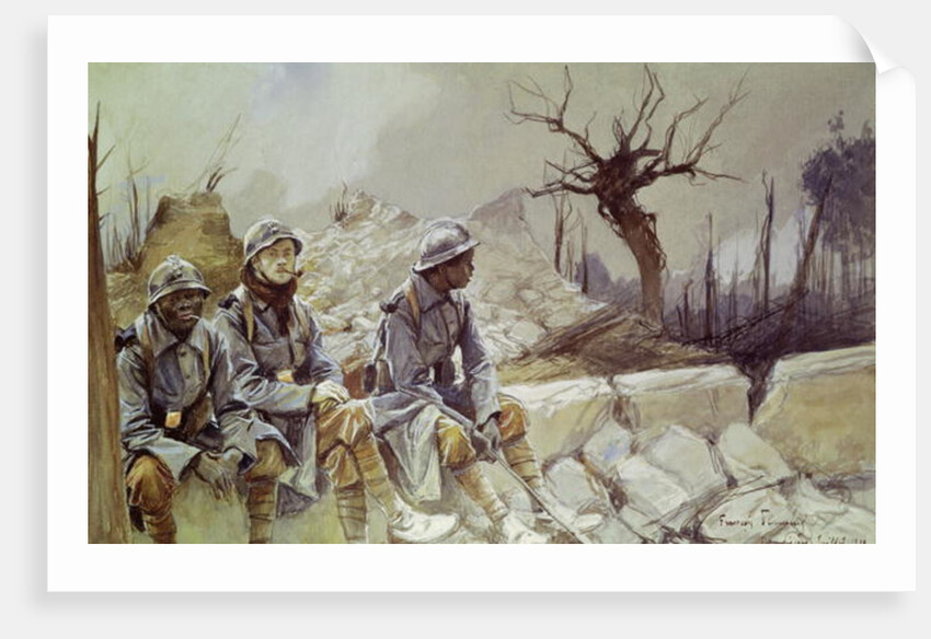 Dampierre, July 1916 by Francois Flameng