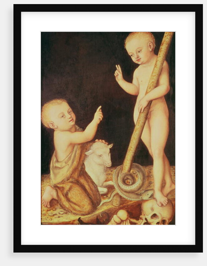 The Infant Christ Triumphing over Death and the Infant St. John the Baptist by Lucas the Elder Cranach