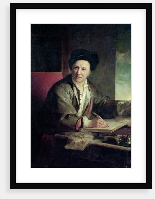 Portrait of Bernard le Bovier de Fontenelle by Jean Baptiste Greuze