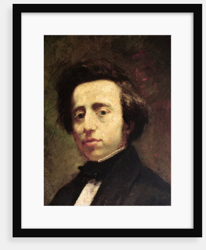 Portrait of Frederic Chopin by Thomas Couture