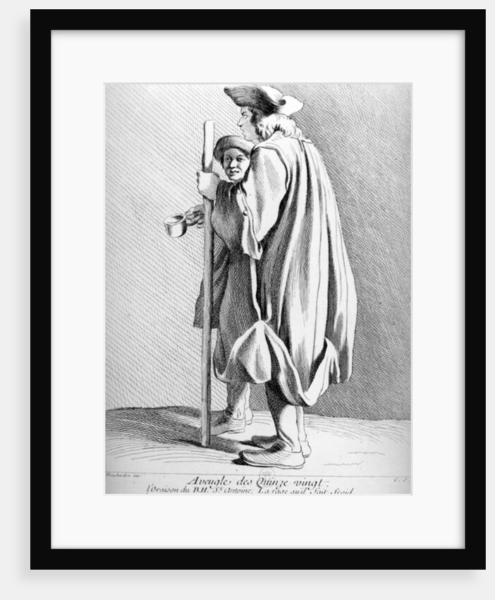 The Blind of Quinze-Vingts Hospital in Paris by Edmé Bouchardon