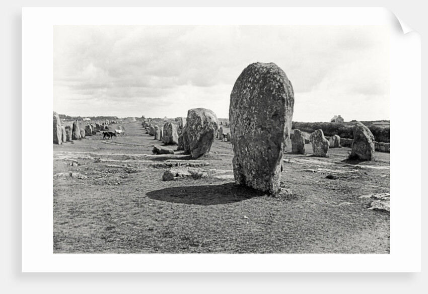 Alignment of Standing Stones, Megalithic, 4th-3rd millennium BC by Prehistoric Prehistoric