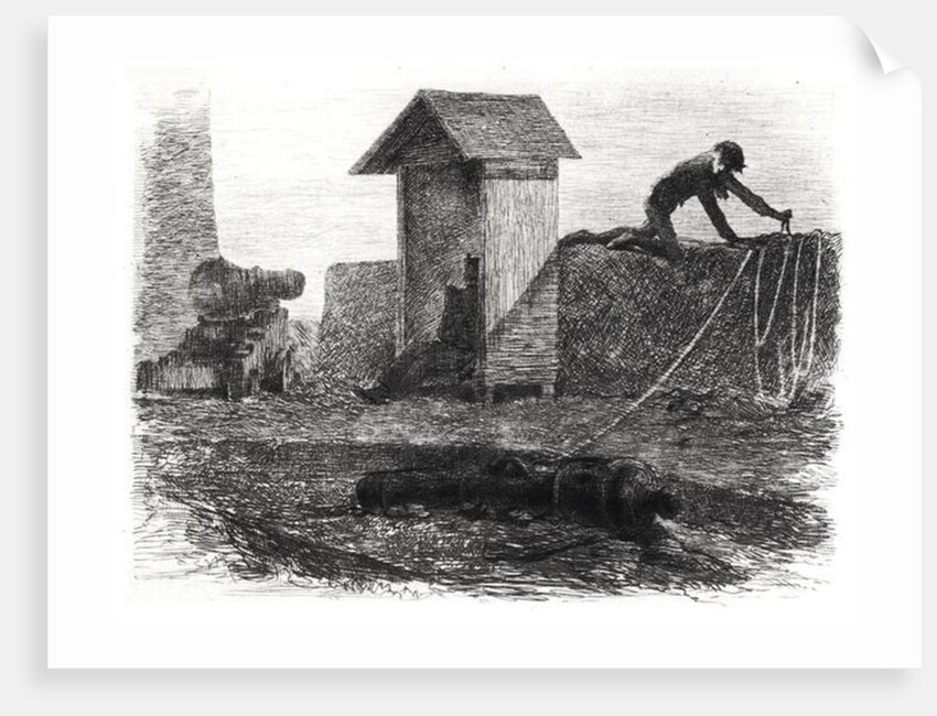 Illustration for 'The Charterhouse of Parma' by Stendhal published in 1883 by Jean Antoine Valentin Foulquier