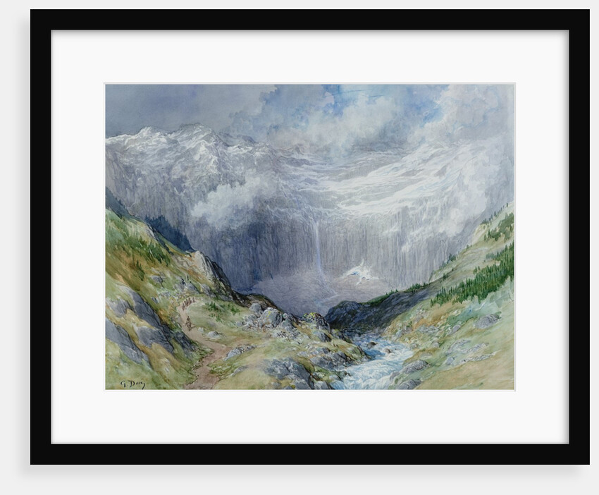 The Cirque at Gavarnie, 1882 by Gustave Dore