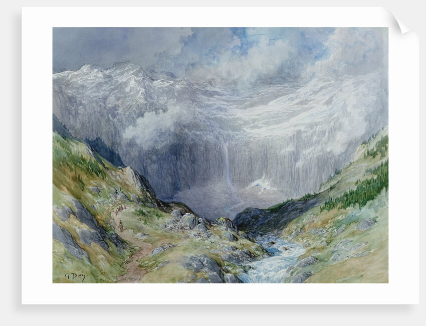 The Cirque at Gavarnie, 1882 by Gustave Dore