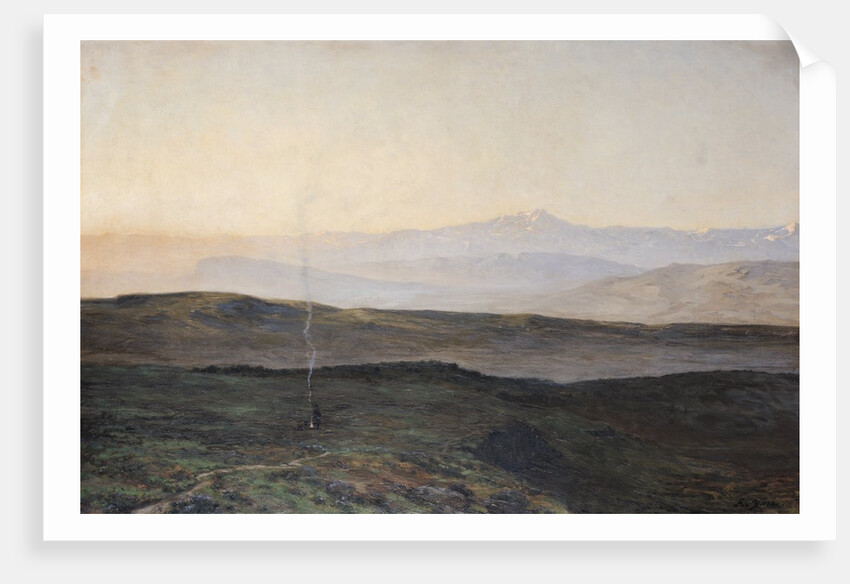 View of the Pyrenees from Plague by Edmond Yarz