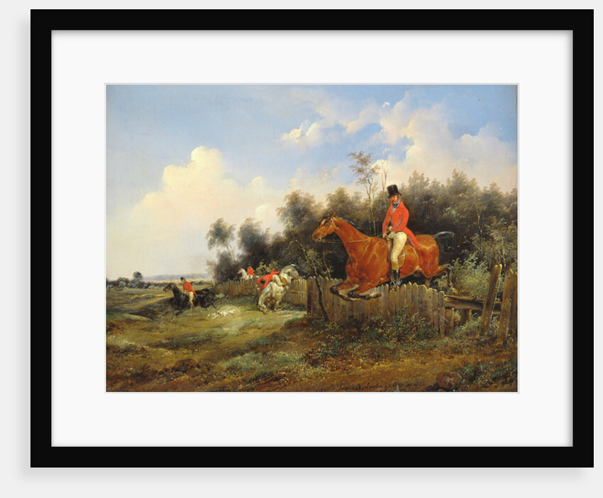 Hunting Scene by Bernard Edouard Swebach