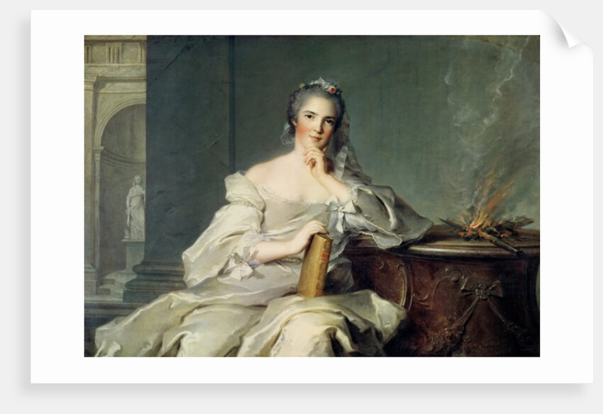 Anne-Henriette de France, as the element of Fire, 1750-1 by Jean-Marc Nattier