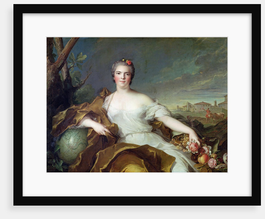Louise-Elisabeth de France, as the element of Earth. 1750-1 by Jean-Marc Nattier