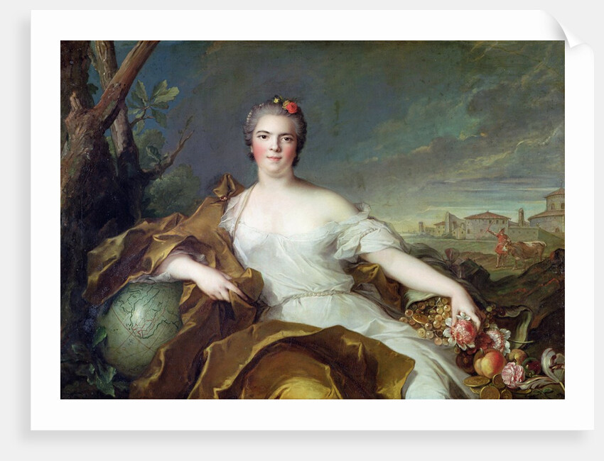 Louise-Elisabeth de France, as the element of Earth. 1750-1 by Jean-Marc Nattier