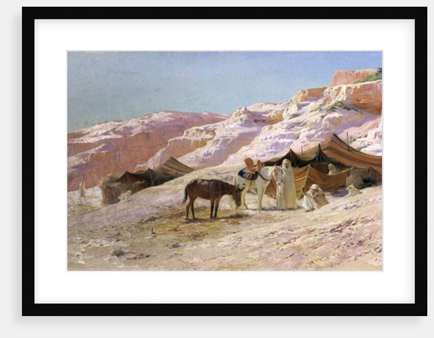 Bedouin Camp in the Dunes by Eugene Alexis Girardet
