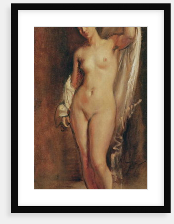 Standing Female Nude by Theodore Chasseriau