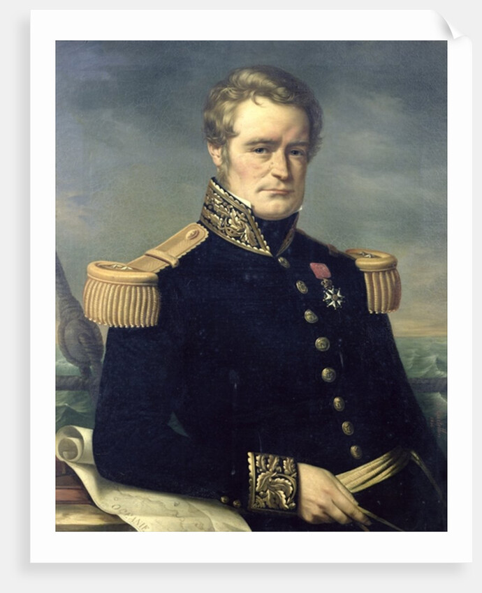 Portrait of Jules Dumont d'Urville 1845 by Jerome Cartellier