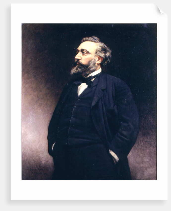 Leon Gambetta by Leon Joseph Florentin Bonnat