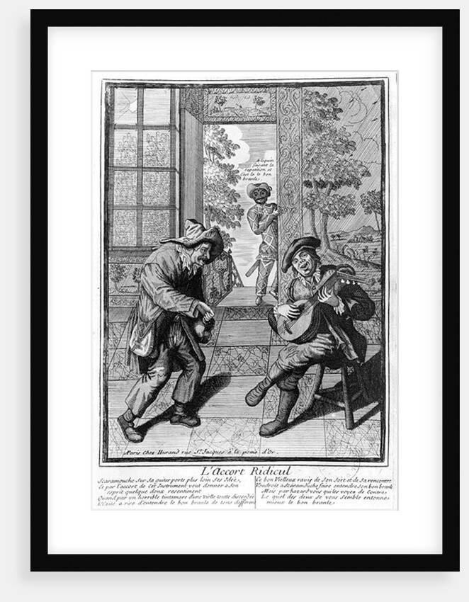 Harlequin and Scaramouche by French School