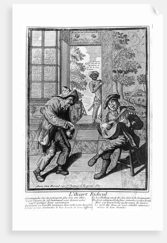 Harlequin and Scaramouche by French School