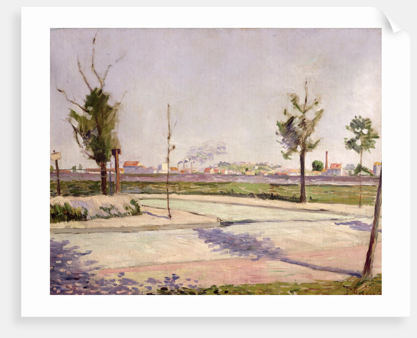 The Road to Gennevilliers, 1883 by Paul Signac