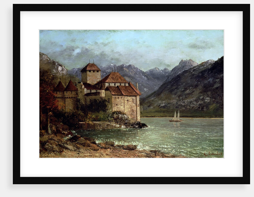 The Chateau de Chillon, 1875 by Gustave Courbet