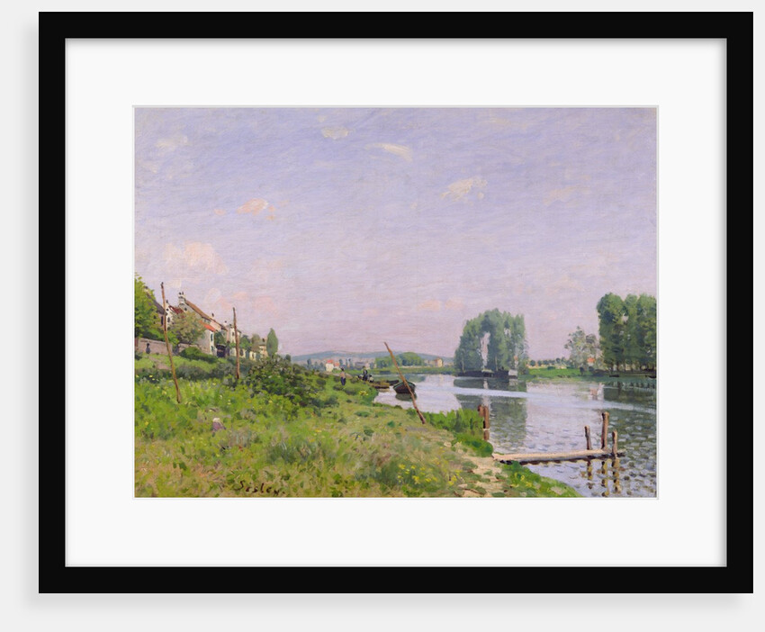 Ile Saint-Denis, 1872 by Alfred Sisley