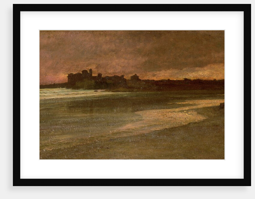 Nettuno, Evening on the Beach by Antoine Auguste Ernest Herbert or Hebert