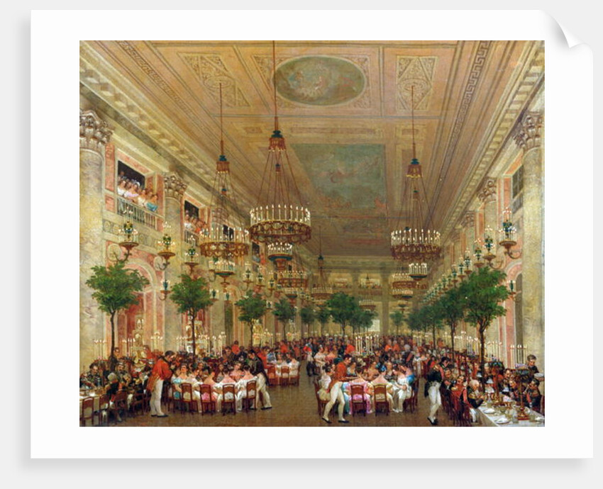 Feast at the Tuileries to Celebrate the Marriage of Leopold I to Princess Louise of Orleans 1832 by Le Baron Attalin