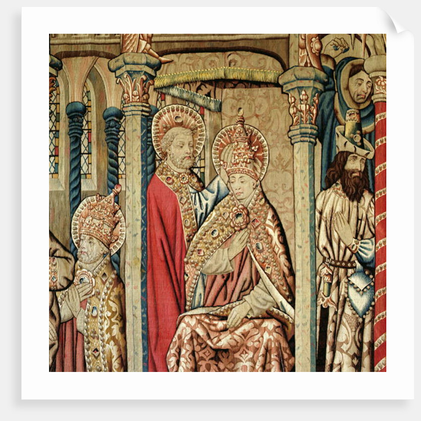 St. Peter Placing the Papal Tiara on the Head of St. Clement by French School