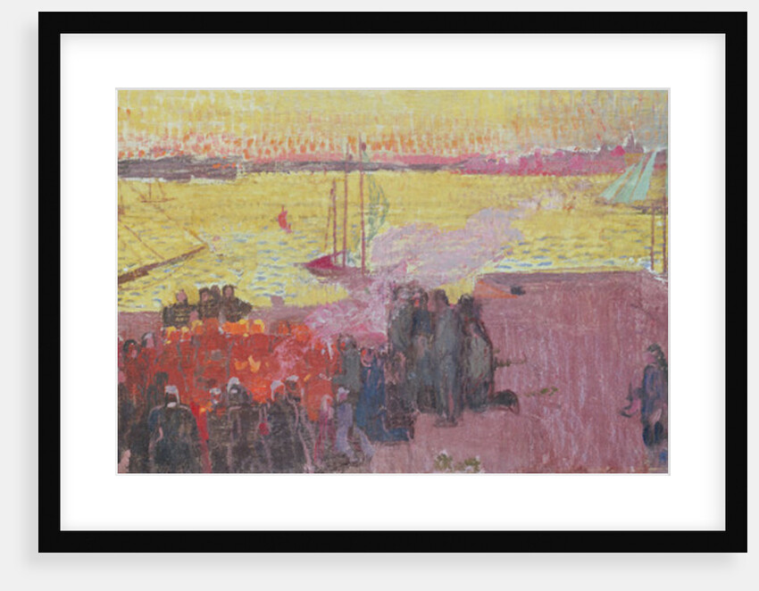 Fire of St. Jean on the Ile Tudy, 1895 by Maurice Denis