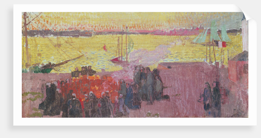 Fire of St. Jean on the Ile Tudy, 1895 by Maurice Denis