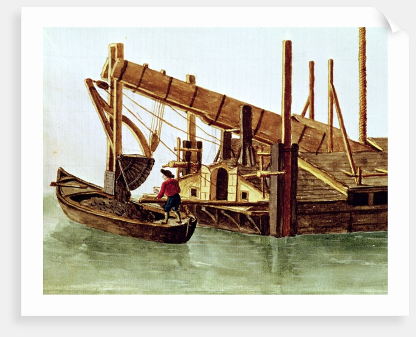 Dredging a canal by Jan van Grevenbroeck