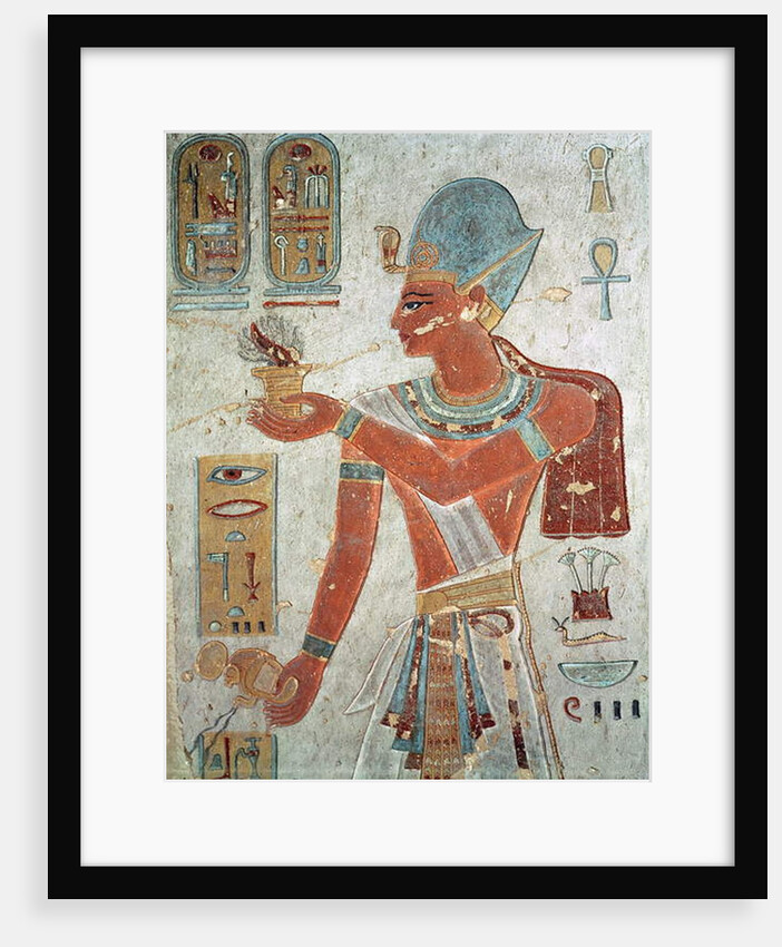 Ramesses III in battle dress by Egyptian 19th Dynasty