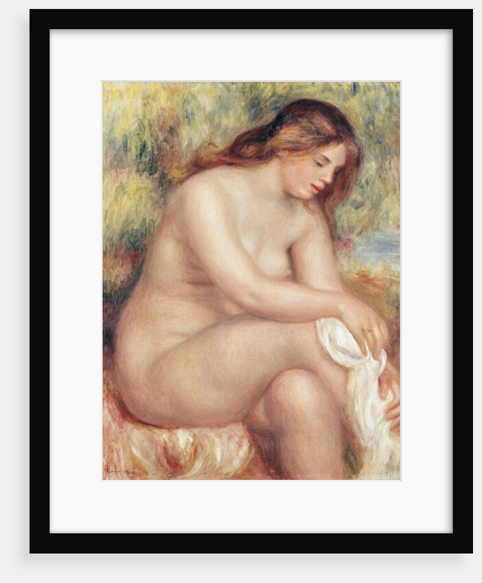 Bather Drying Herself, c.1910 by Pierre Auguste Renoir