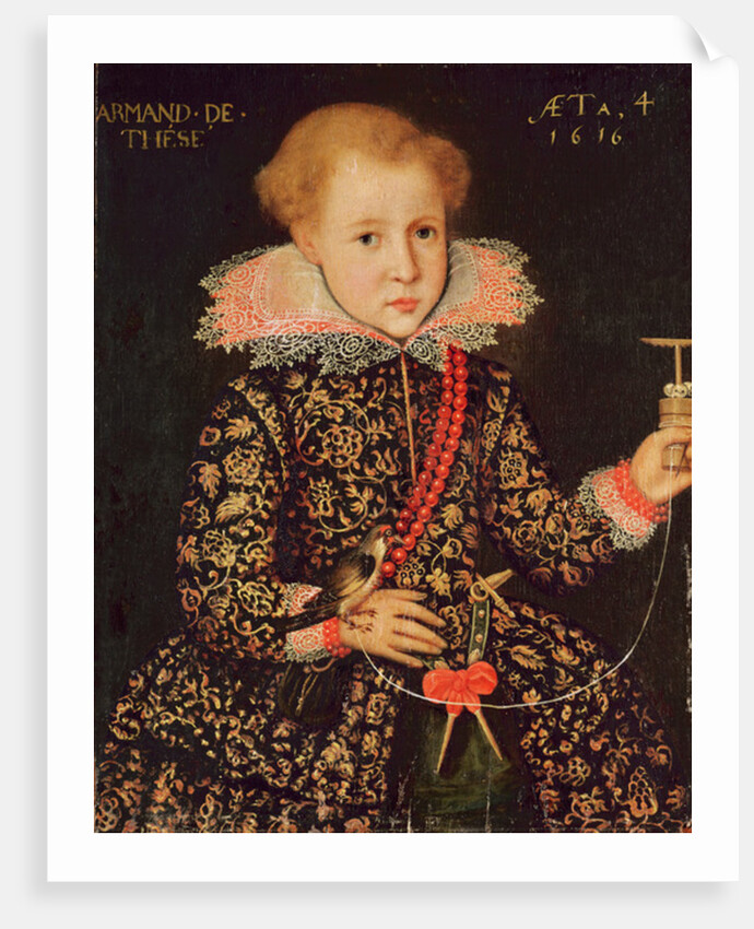 Armand de Tesse aged Four, 1616 by French School