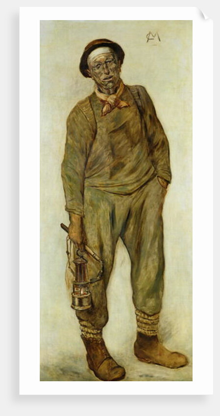 A Miner by Constantin Emile Meunier