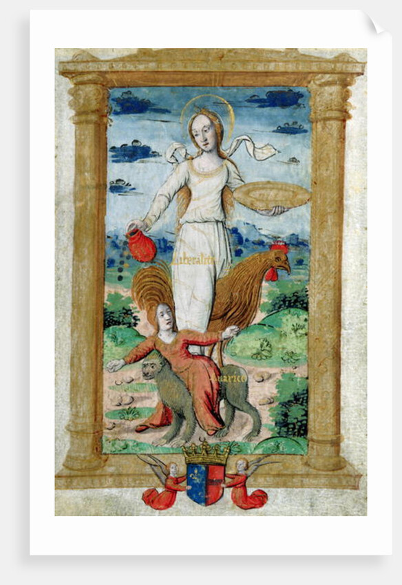 CL 22718 B Generosity Against Avarice by French School