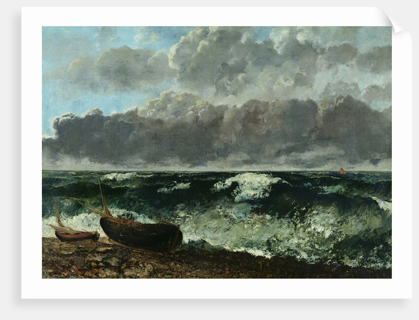 The Stormy Sea or, The Wave, 1870 by Gustave Courbet