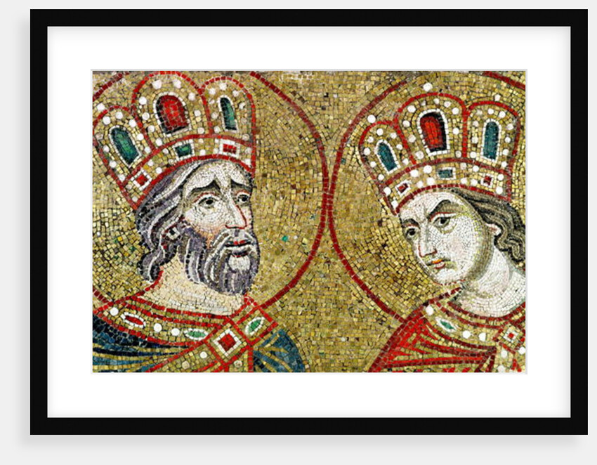 King David with his son Solomon, detail by Veneto-Byzantine School