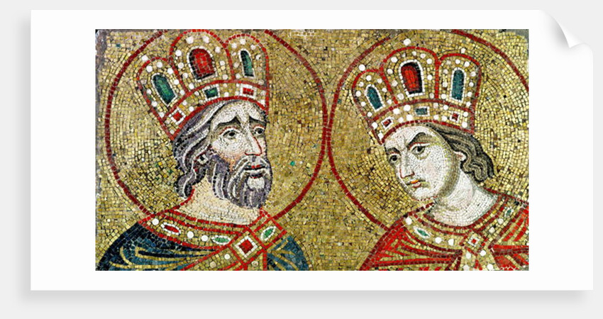 King David with his son Solomon, detail by Veneto-Byzantine School