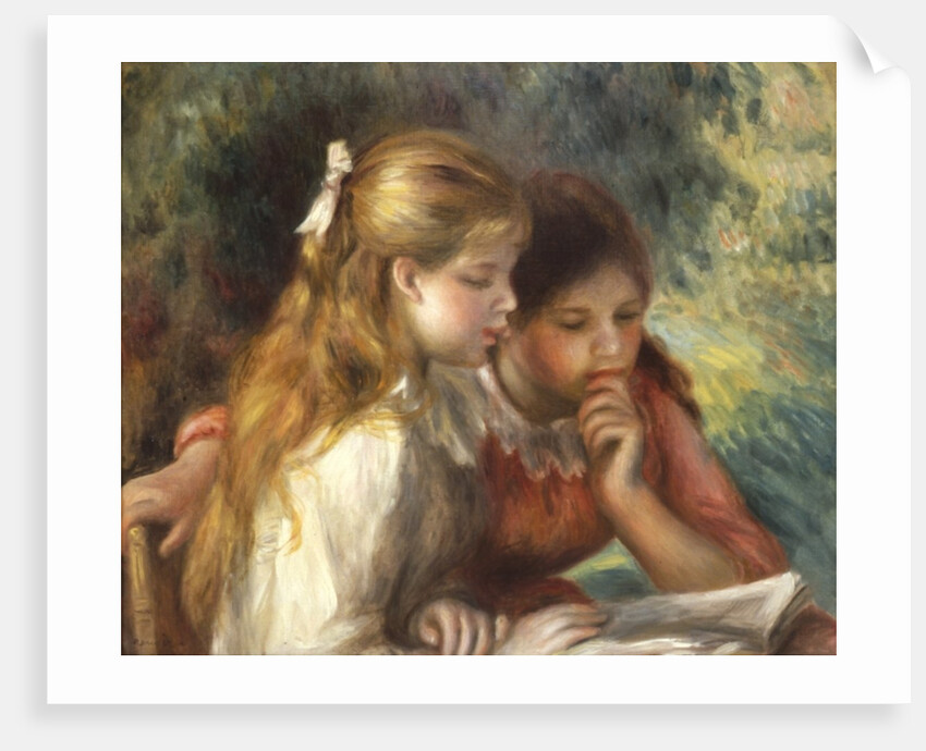 The Reading, c.1890-95 by Pierre Auguste Renoir