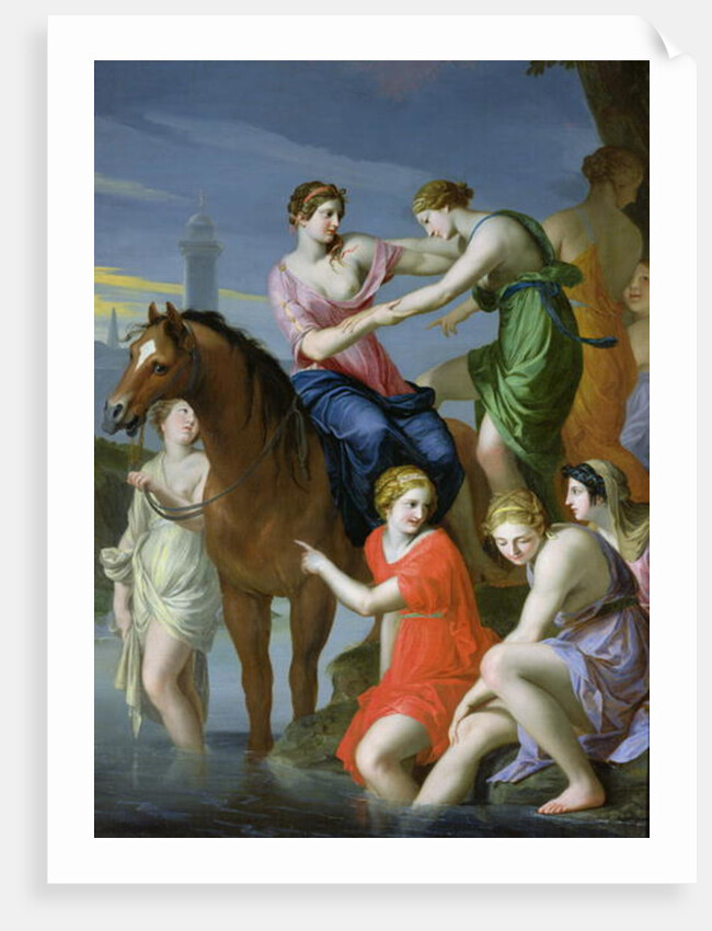 Clelia Crossing the Tiber by Jacques Stella