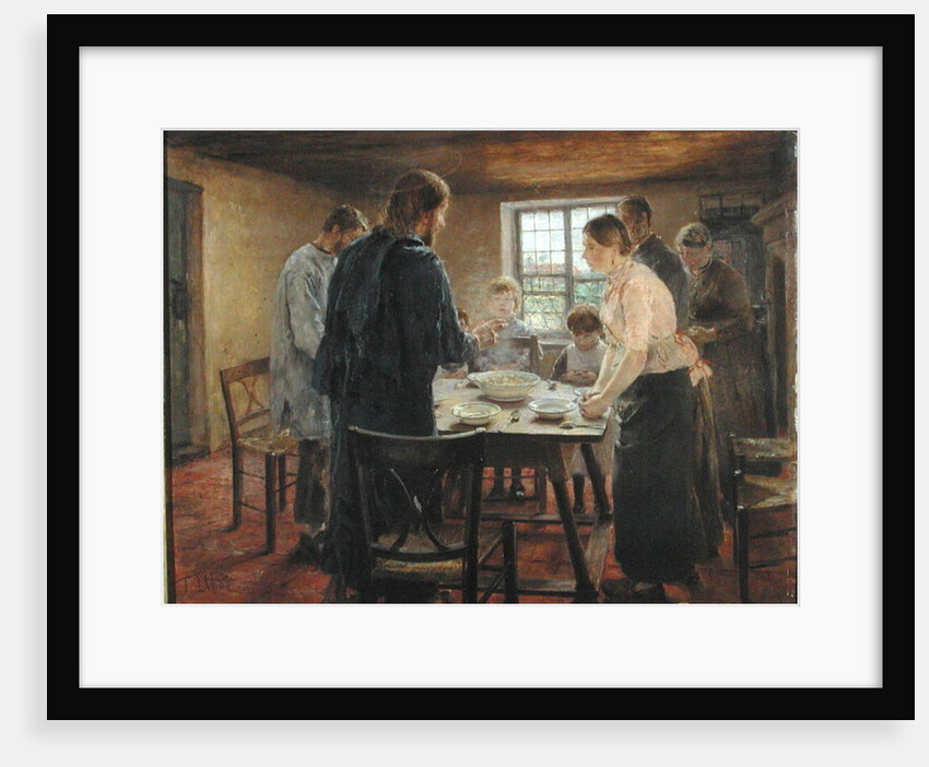 Christ with the Peasants, c.1887-88 by Fritz von Uhde