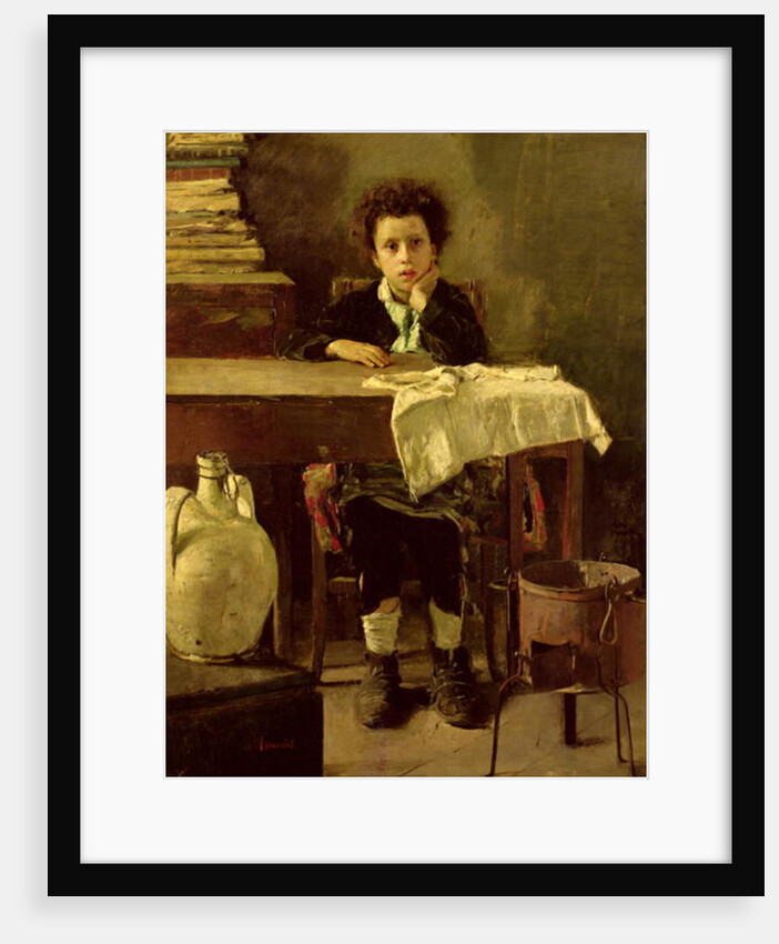 The Little Schoolboy, or The Poor Schoolboy by Antonio Mancini