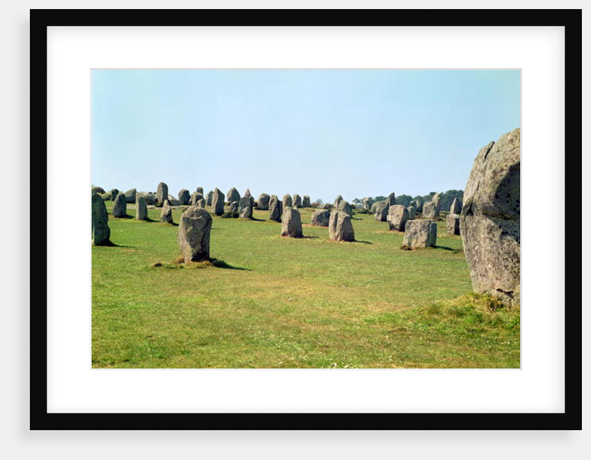 Alignment of standing stones, Megalithic Period, 4th-3rd millennium BC by Anonymous