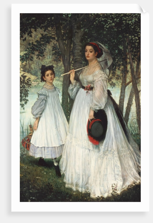 The Two Sisters: Portrait, 1863 by James Jacques Joseph Tissot