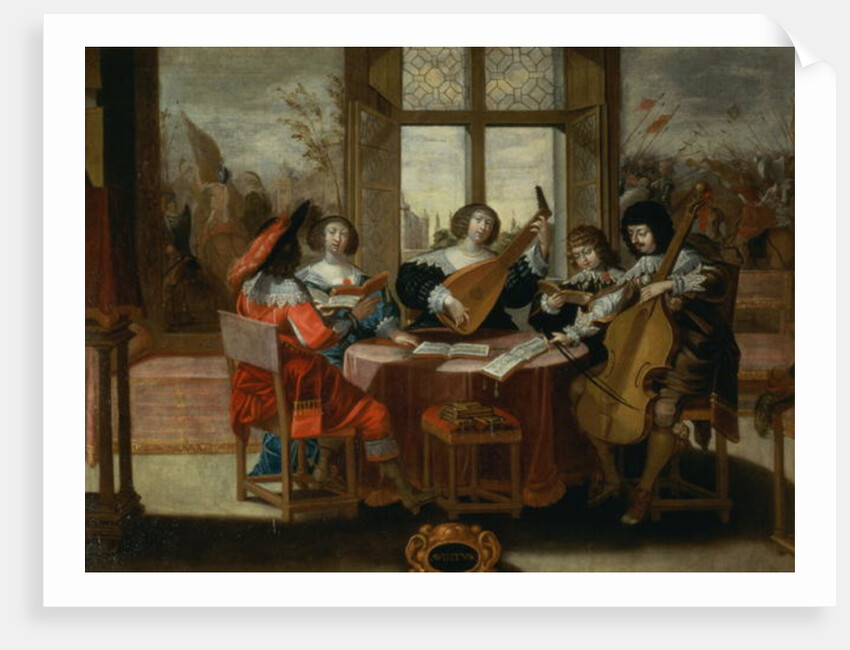 The Five Senses - Hearing by Abraham (after) Bosse