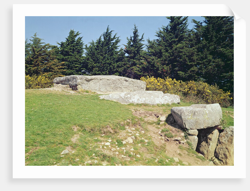 Dolmen, Dol-ar-March'hadourien Megalithic by Prehistoric Prehistoric